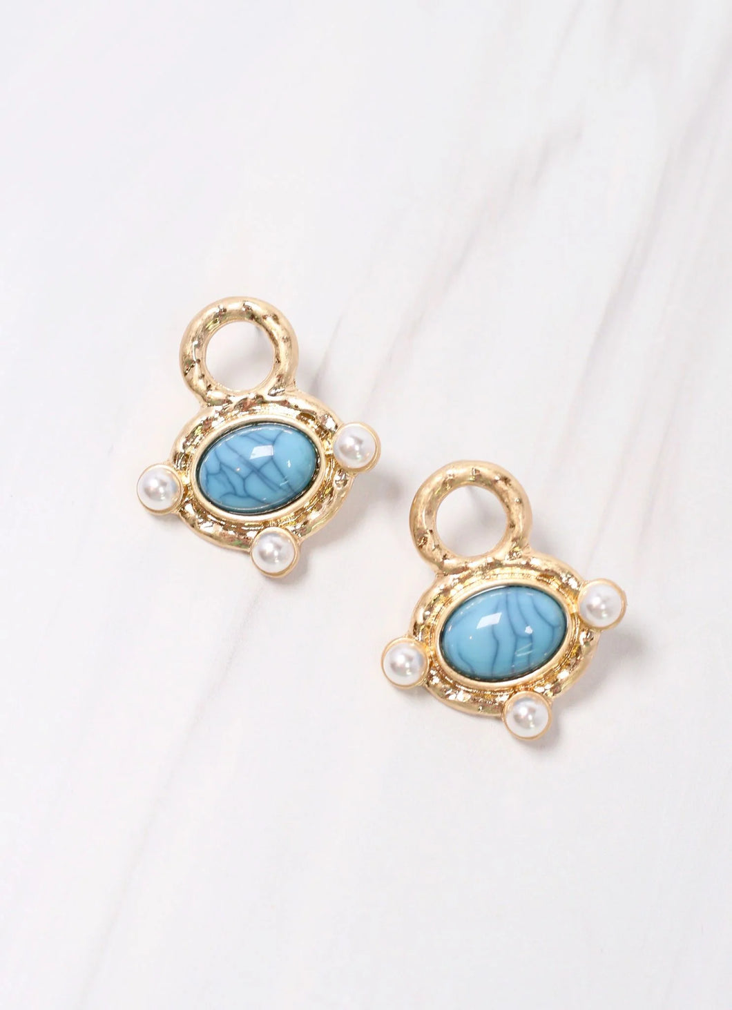 Elinor Stone Earring- Turquoise
