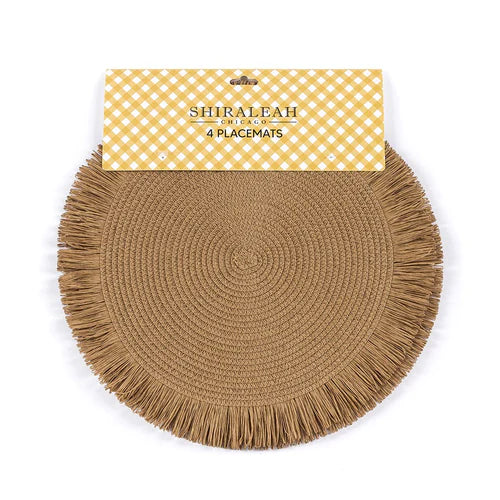 Fringed Placemats-Set of 4