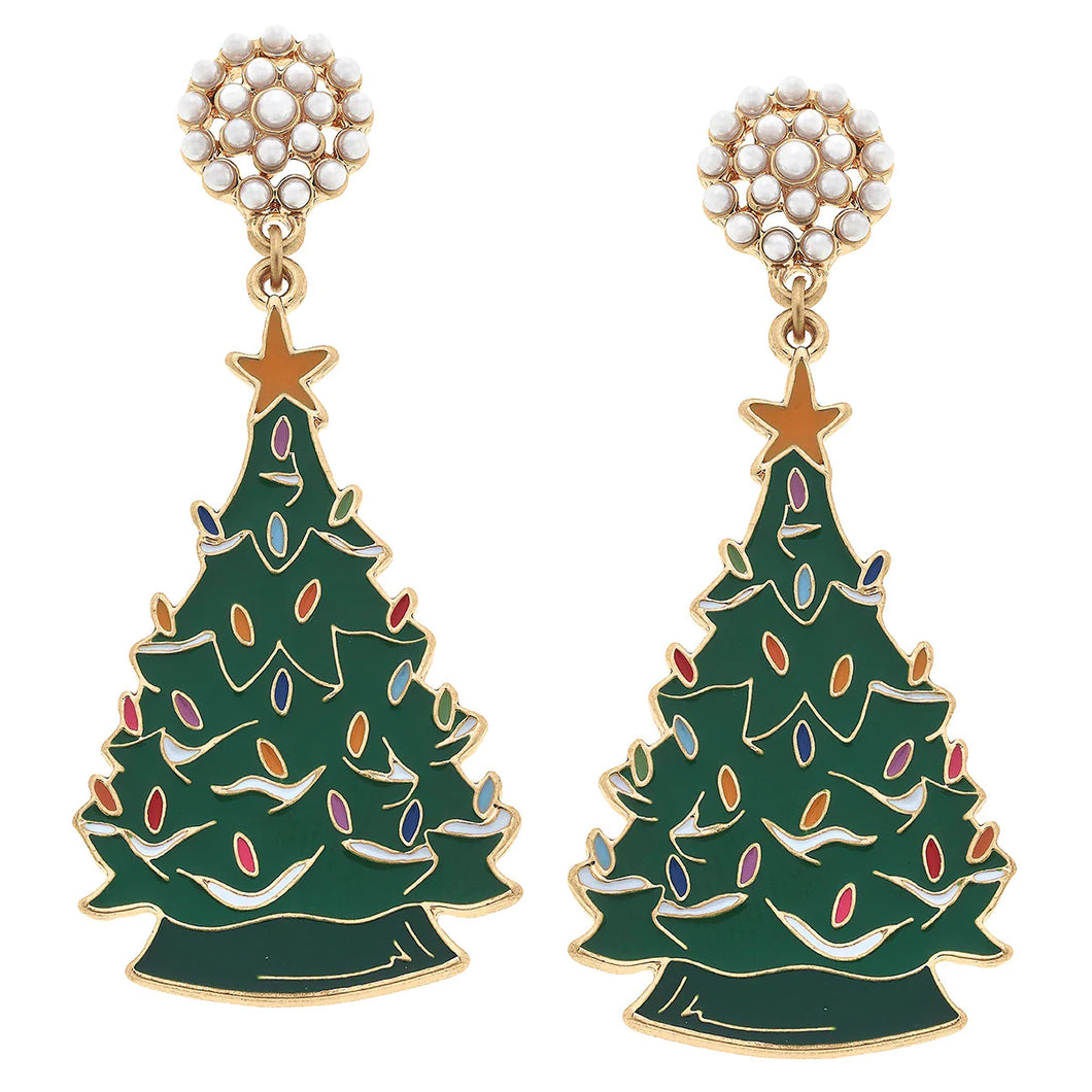 Noelle Christmas Tree Earring