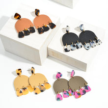 Load image into Gallery viewer, Leather Drop Earring
