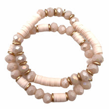 Load image into Gallery viewer, Stackable Heishi Beaded Bracelets
