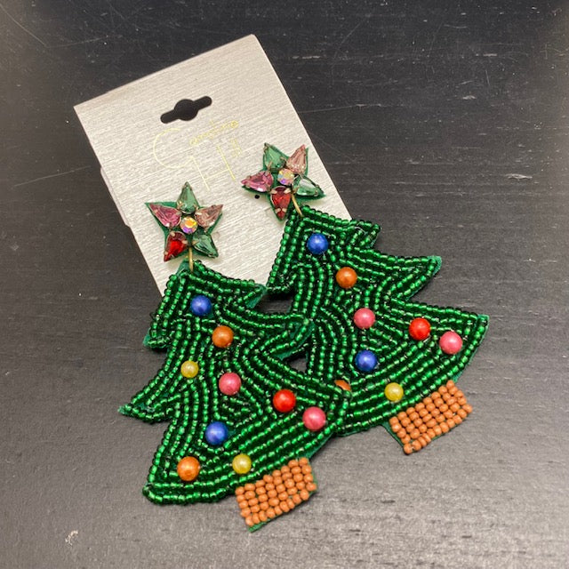 Trimming the Christmas Tree Earring