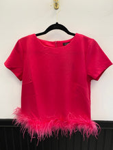 Load image into Gallery viewer, Barbie Girl Feather Top
