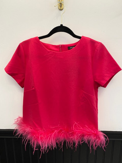 Barbie Girl Feather Top