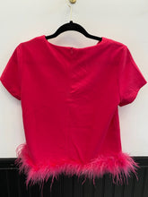 Load image into Gallery viewer, Barbie Girl Feather Top
