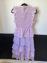 Load image into Gallery viewer, Lilac Gingham Dreams Dress
