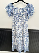 Load image into Gallery viewer, Blue Eyelet Dress
