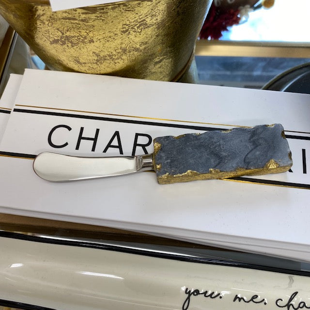 Gray Marble Charcuterie Knife