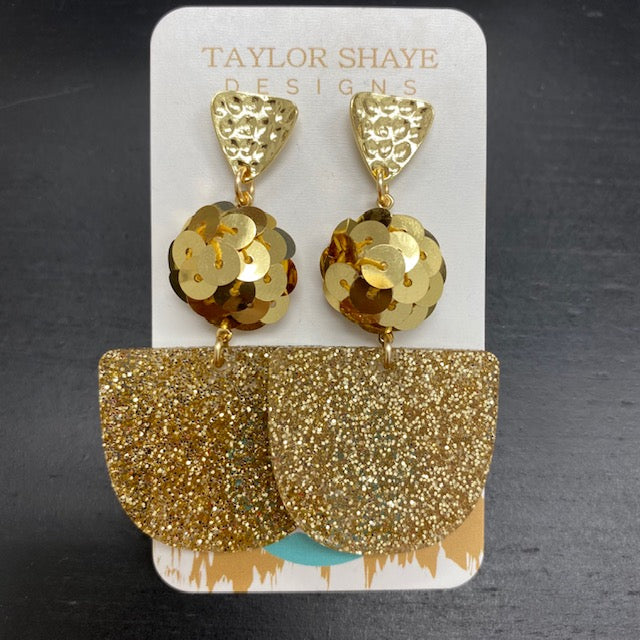 Golden Glam Earring