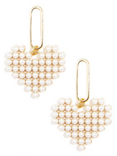 Load image into Gallery viewer, Beaded Pearl Link Earring
