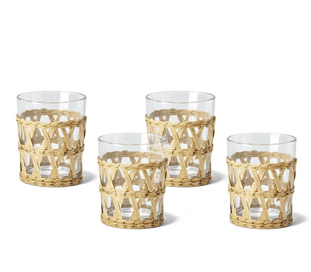 Island Chic Double Old Fashion Glass