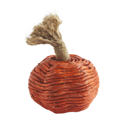 Corn Husk Pumpkin-Orange