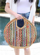 Load image into Gallery viewer, Charley Straw Braided Bag
