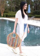 Load image into Gallery viewer, Charley Straw Braided Bag
