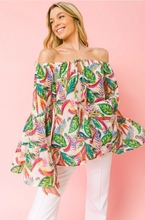 Load image into Gallery viewer, Palm Off-Shoulder Top
