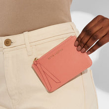 Load image into Gallery viewer, Isla Coin Purse &amp; Card Holder-Coral

