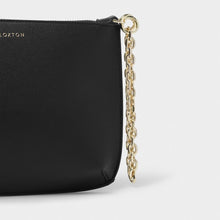 Load image into Gallery viewer, Astrid Chain Clutch-Black
