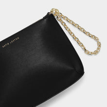 Load image into Gallery viewer, Astrid Chain Clutch-Black
