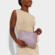Load image into Gallery viewer, Astrid Chain Clutch-Lilac
