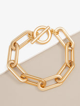 Load image into Gallery viewer, Gold Classic Cable Link Bracelet
